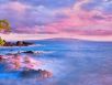Where the Land Meets the Sea and the Day Meets the Night - Wailea Maui Fine Art Photography